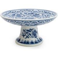 Blue Patterened Decorative Stand