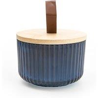 Midnight Pomegranate Jar Candle with Wooden Lid