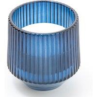 Small Midnight Pomegranate Ridged Candle