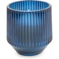 Large Midnight Pomegranate Ridged Candle