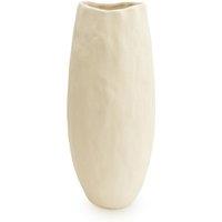 36cm Terracotta Wave Top Vase