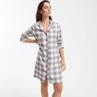 Checked Cotton Flannel Nightshirt