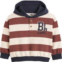 Striped Cotton Mix Hoodie