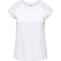 Cotton Embroidered Sleeve T-Shirt