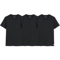 Pack of 3 T-Shirts in Cotton and Loose Fit with Crew Neck