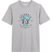 Rapid Ridge Cotton T-Shirt with Logo Print and Short Sleeves