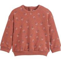 Crew Neck Sweatshirt with Press-Stud Back