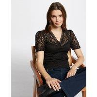 Cotton Mix Lace T-Shirt