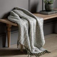 Herringbone Faux Mohair Throw