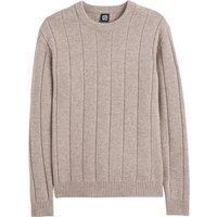 Wool Crew Neck Jumper in Chunky Knit