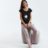 Cat Print Cotton Pyjamas