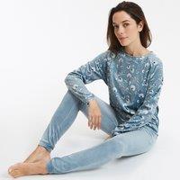 Velour Long Sleeve Pyjamas