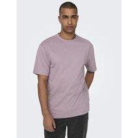 Organic Cotton T-Shirt in Loose Fit with Crew Neck