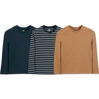 Pack of 3 T-Shirts with Long Sleeves