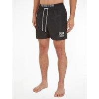 Double Waistband Swim Shorts