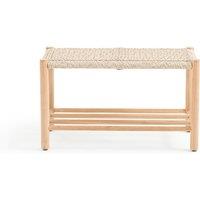 Jalek Teak & Woven Resin Hallway Bench