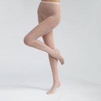 83 Denier Metallic Mesh Tights