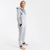 Cloud Print Fleece Onesie