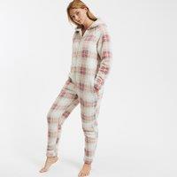 Checked Fleece Onesie