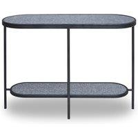 Josephina Smoked Mirror Glass Console Table
