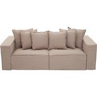 Linen Scatterback 3 Seater Sofa