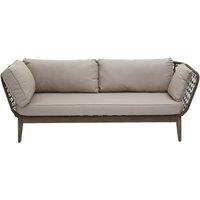 Woven 3 Seater Conservatory Sofa