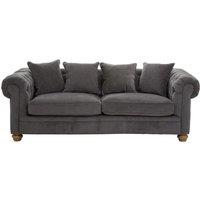 Fabric Chesterfield 3 Seater Sofa