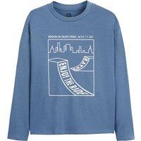 Skate Park Cotton T-Shirt with Long Sleeves