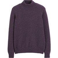 Chunky Knit Jumper with High Neck