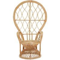 Boho Rattan Peacock Chair