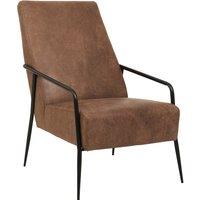 Leather Midcentury Armchair