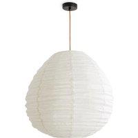 Robia 55cm Diameter Jute Canvas Globe Ceiling Light