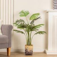 90cm Artificial Palm Tree in Bamboo Basket