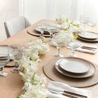 193cm Artificial White Trailing Hydrangea Garland