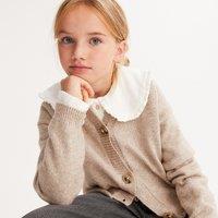 V-Neck Cardigan in Fine Knit