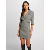Mini Shift Dress with Short Sleeves