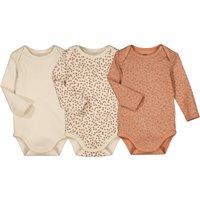 Pack of 3 Bodysuits with Long Sleeves