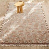 Dalmia Checkerboard Wool & Cotton Hand-Knotted Rug