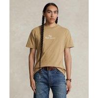Embroidered Logo Cotton T-Shirt in Regular Fit