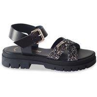 Tyglit Leather Sandals with Chunky Sole