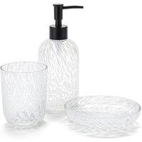 Tachtia Spotted Glass Bathroom Set