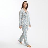 Printed Cotton Pyjamas with Long Sleeves