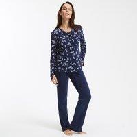 Interlock Ruffled Pyjamas in Cotton Mix