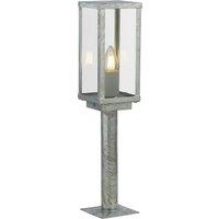 Galvanised Outdoor Light Post