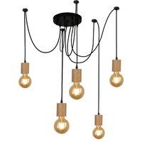 Darby 5 Light Wire Multi-Drop Pendant Ceiling Light