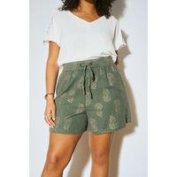 Poma Cotton Muslin Shorts in Floral Print