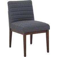 Textured Weave Upholstered Dining Chair with Oak Legs