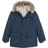 Warm Hooded Parka with Sherpa Lining