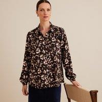 Floral Print Shirt with Long Sleeves