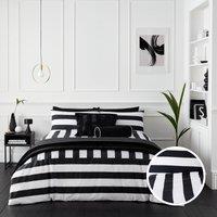 Bold Stripe Cotton Duvet Cover and Pillowcase Set